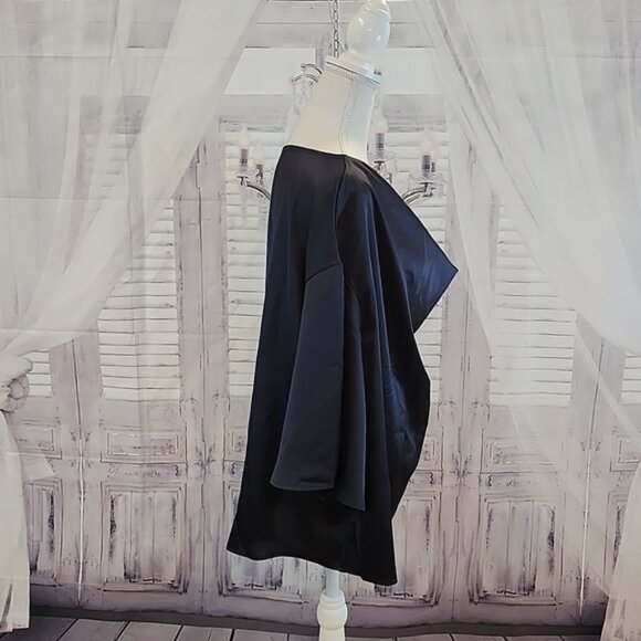 Shein Drape Front Blouse - Picture 4 of 4